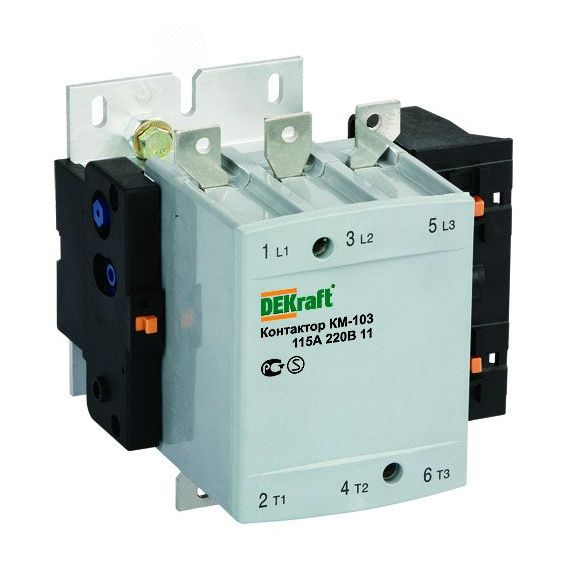 Контактор 150А 380В AC3 1НО КМ-103 DEKraf SE (Dekraft) 22153DEK