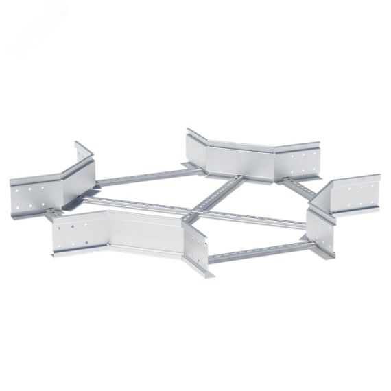 Ответвитель крестовой лестничный усиленный 150х400 мм (2 мм) HDZ EKF xltp150400-2-HDZ