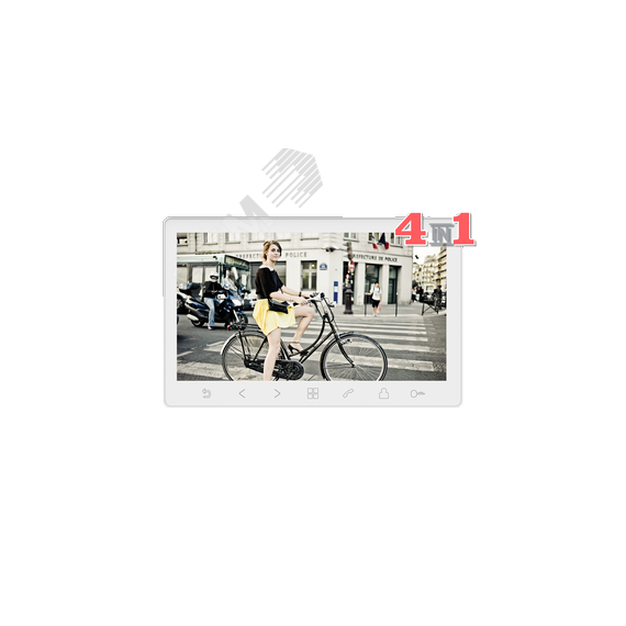 Монитор цветного видеодомофона Tantos Sherlock (White) HD SE VZ