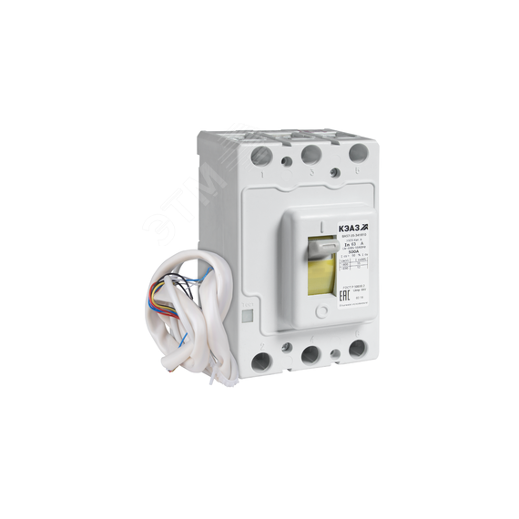 Выключатель автоматический ВА57-35-644710-125А-1250-440DC-НР230AC/220DC-УХЛ3-КЭАЗ (Втычной, без панели) КЭАЗ 343299