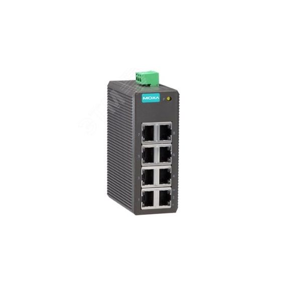 Коммутатор 8 x 10/100BaseTX в пластиковом корпусе. MOXA EDS-208