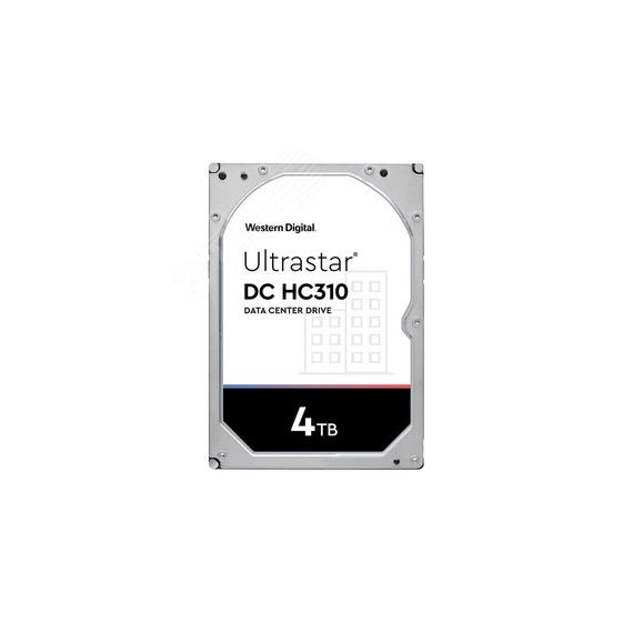 Жесткий диск 4TB Ultrastar 3.5'', SAS, 7200 об/мин, 256 МБ Western Digital HUS726T4TAL5204