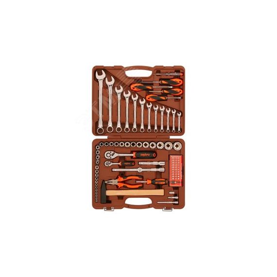 Набор инструмента универсальный 1/4'', 1/2''DR, 88 предметов Ombra OMT88S