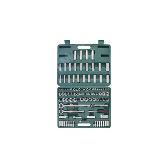Набор инструмента универсальный 1/4'', 3/8'' и 1/2''DR, 107 предметов Jonnesway S05H48107S