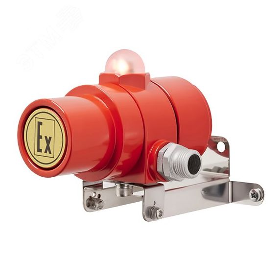 Оповещатель взрывозащищенный свето-звуковой       ВС-07е-Ex-ЗИ-К1/С2-24VDC , без кабельных вводов Эридан ER004000000378-0000