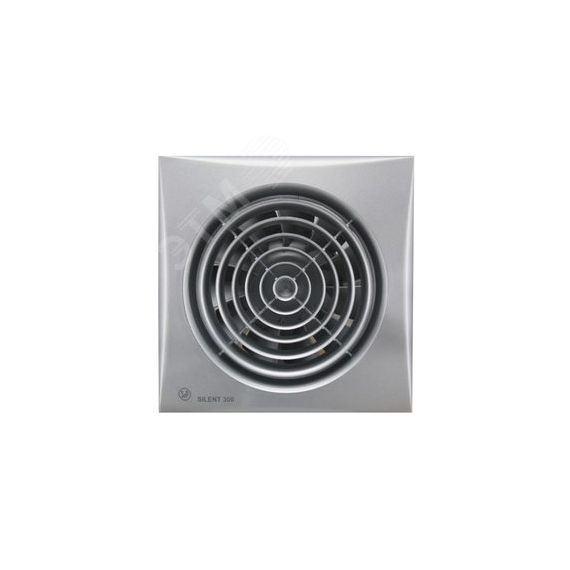 Вентилятор накладной Silent-300 CRZ Silver с таймером Soler & Palau 03-0103-124