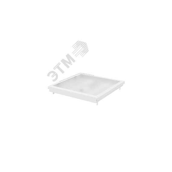 Светильник светодиодный ДВО для потолка Cesal 600х600х62 36 ВТ 4000К IP40 с функцией аварийного освещения Вартон V1-A3-00027-10A00-4003640