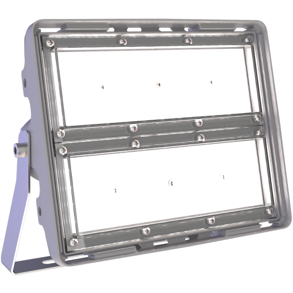 Светильник L-pixel 1/banner/50/Г60/750(R5)/05/MT-KM/I2-C1/220AC IP66 RAL7035 LEDEL