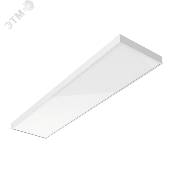 Светильник светодиодный ДВО-E350 2.0 Грильято 60Вт 4000К 1188*288*50мм опал EM Вартон V1-E0-00350-31OPA-4006040