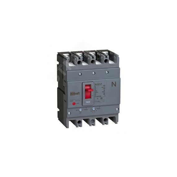 Силовой авт. выкл. 4P 50A 35кА ВА-332А SE (Dekraft) 28113DEK