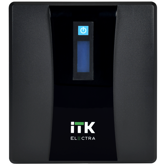 ITK ELECTRA ET ИБП однофазный линейно-интерактивный 1,5кВА/900Вт 8хС13 LCD дисплей АКБ 2х9AH USB