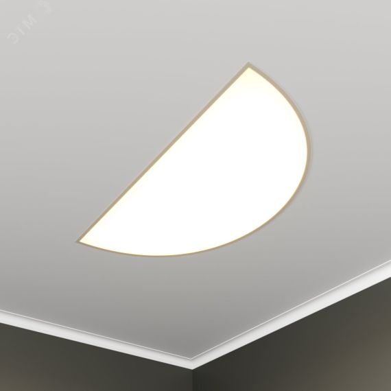 Светильник светодиодный RVE-LBX-TACO-1246-VG (Полукруг 1246х646х130мм 64Вт встраиваемый под шпаклевку 4000K Белый) RVElektro RVE00003376