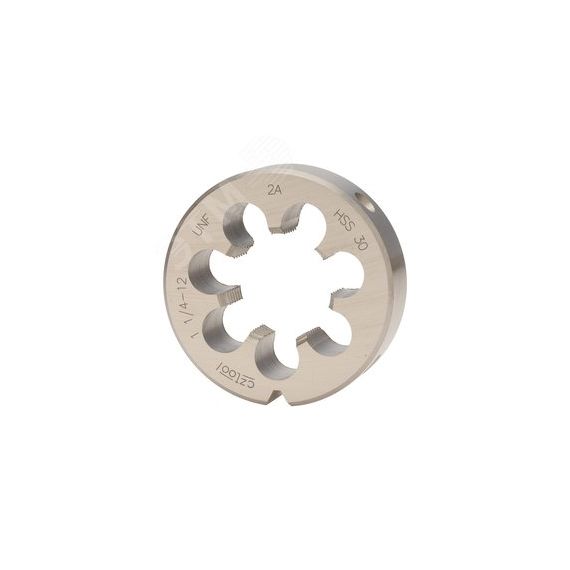 Плашка 1,1/4'' -12-UNF DINEN22568 HSS 2A 60 градусов 65x18мм (CzTool) Bucovice 246114BT