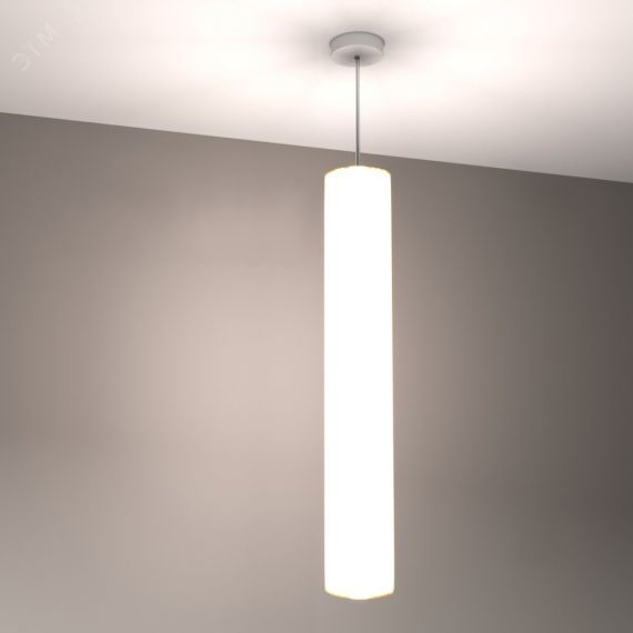 Светильник светодиодный RVE-PLSD100-1220-H (Линейный 1220xD100мм 34Вт подвесной 4000K Анод) RVElektro RVE00000232