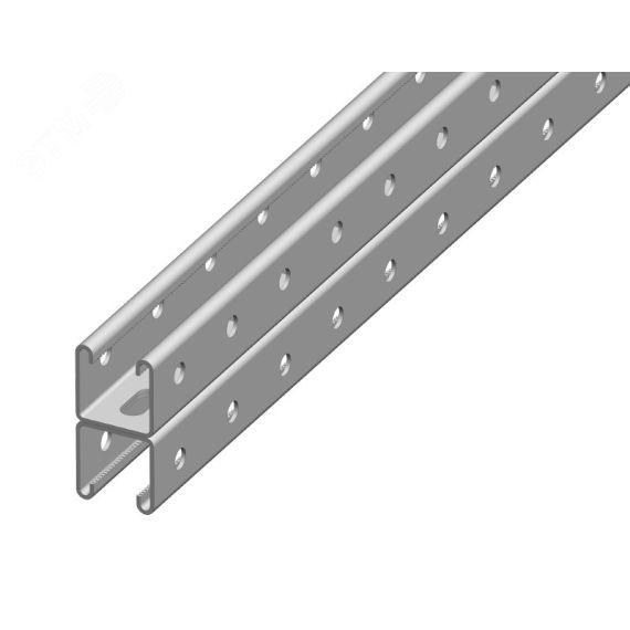 STRUT-профиль двойной 41х41х2,5х3000 HDZ EKF stpd41413x2,5-HDZ