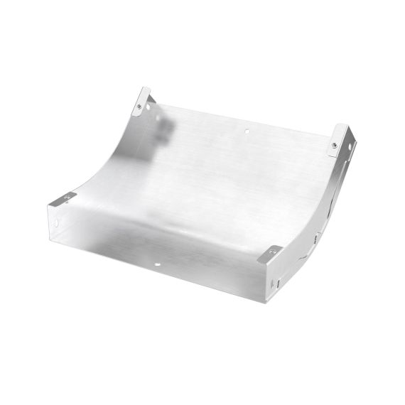 Угол вертикальный внутренний 45 градусов 30х500, 1,5 мм, AISI 304 в комплекте с крепежными элементами и соединительными пластинами, необходимыми для монтажа