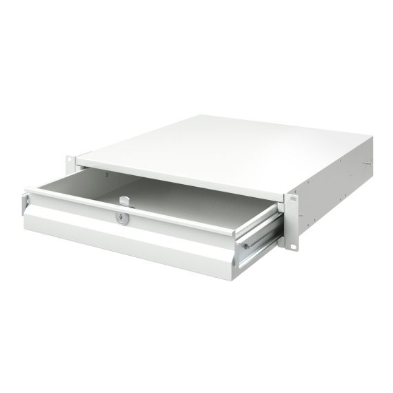 Ящик выдвижной 19&quot; 2U, глубина 300мм, RAL7035
