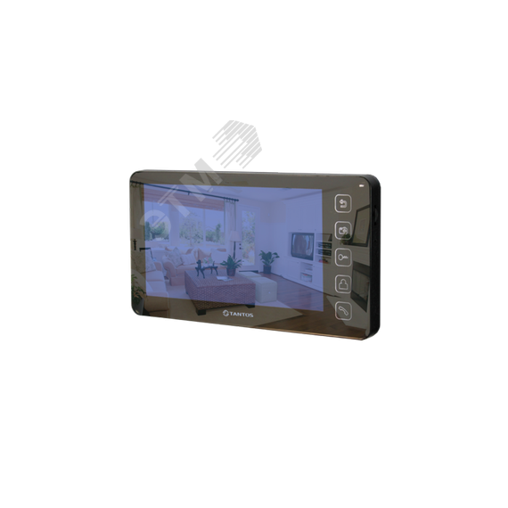 Монитор цветного видеодомофона Tantos Prime SD (Mirror) black VZ