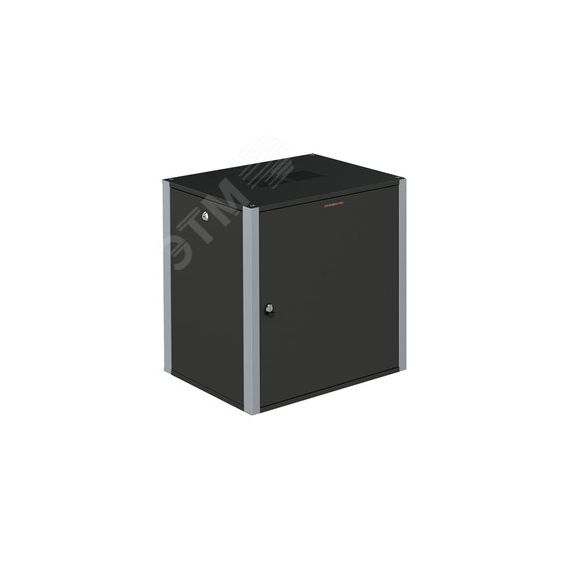 Шкаф телекоммуникационный настенный 19' 9U дверь металл IP20. 600x450x450mm(ШхГхВ) цвет черный(RAL 9004/RAL7000) SYSMATRIX WP 6409.920