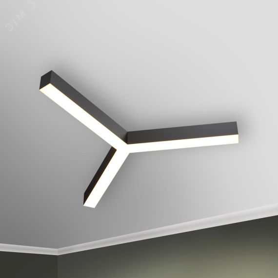 Светильник светодиодный RVE-LBX-TRINITY-2000-N (Трехлучевой крест 2000х1732х100мм 85Вт Накладной 4000К Белый) RVElektro RVE00001581