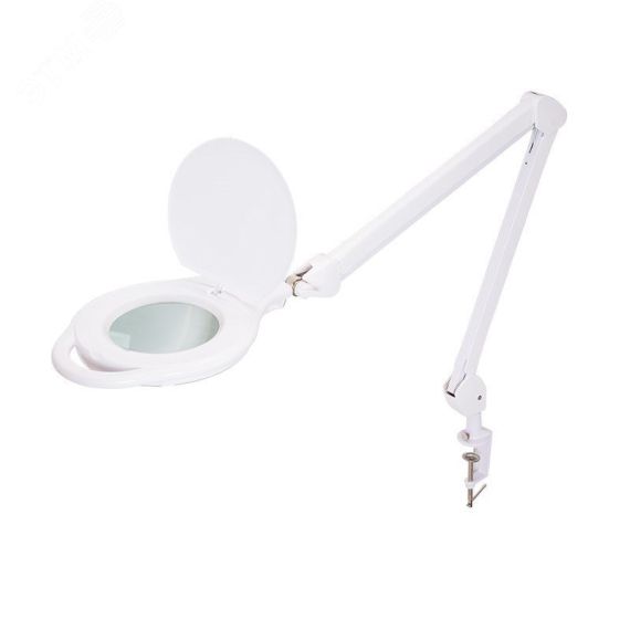 Лупа на струбцине 5D 96LED, теплый и холод свет REXANT 31-0535