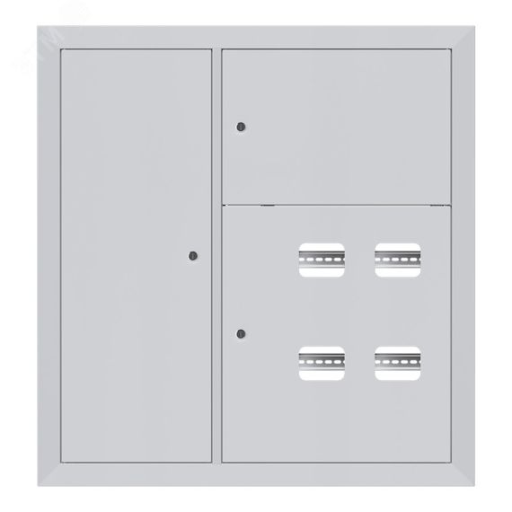 Щит этажный 4 кв. слаботочка слева (1000х950х160) Basic EKF mb28-v-4z