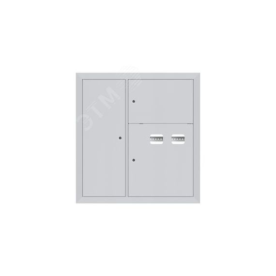 Щит этажный 2 кв. слаботочка слева (1000х950х160) Basic EKF mb28-v-2z