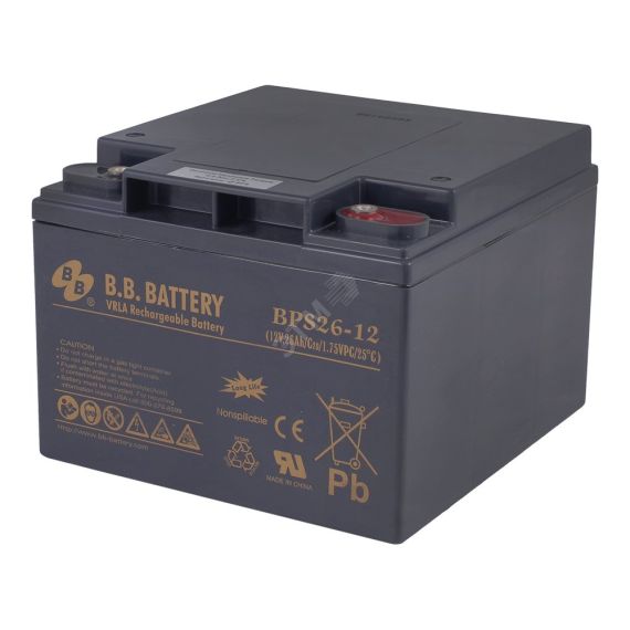 Аккумулятор 12В 26Ач B.B.Battery BPS 26-12