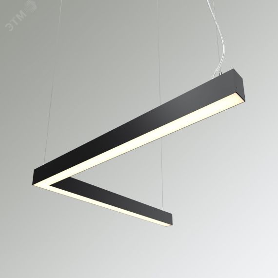 Светильник светодиодный RVE-PLS5070-SYMBOL-L-996-P (Символ ''L'' 996х996х70мм сег. 996мм 50x70мм 50Вт подвесной 4000K Анод) RVElektro RVE00000147