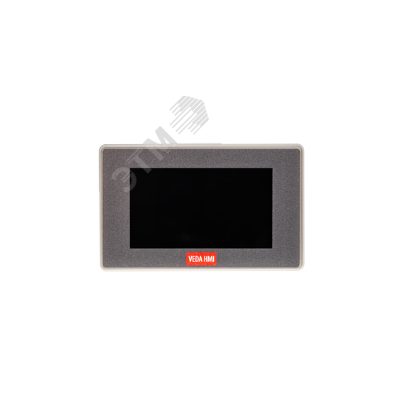 Панель HMI, диагональ 4,3, разрешение 800х480 (16:9), 65535 цветов, напряжение питания DC 24В, 2 порта, корпус пластиковый VC-H-4 VEDA MC PBV10001