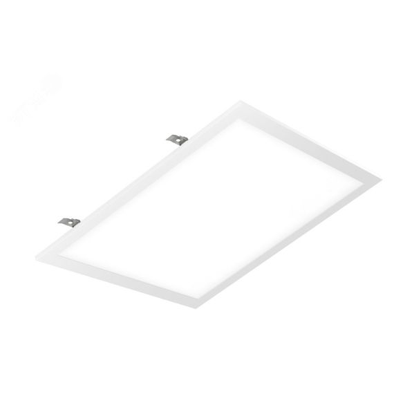 Светильник LED ОФИС СЛИМ CRI90 (СВО) 34Вт 3200Лм 4,0К IP54/20 рассеиватель призматический опал монтаж в ГКЛ ЛЕД-Эффект LE-СВО-03-034-8831-54Д+LE0274