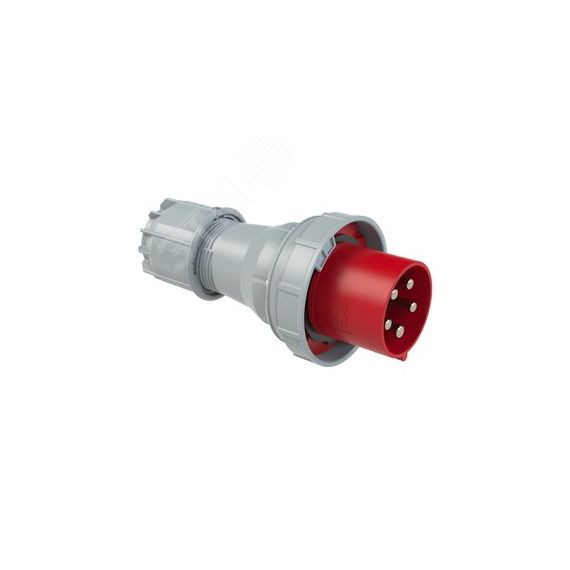 Вилка кабельная 125А/400V/3P+N+E/IP67 PCE 045-6