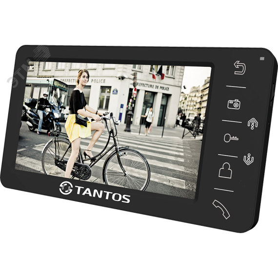 Монитор видеодомофона цветной Tantos Amelie (Black) VZ-2