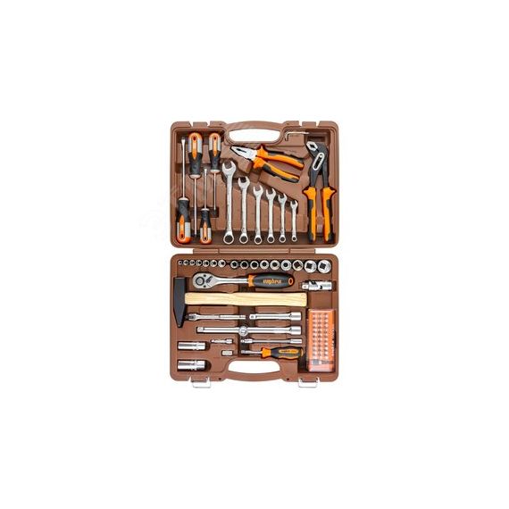 Набор инструмента универсальный 1/4'', 1/2''DR, 75 предметов Ombra OMT75S