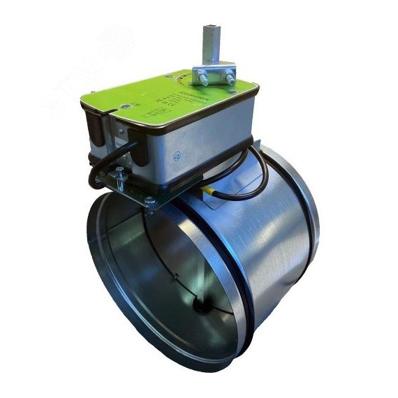 Заслонка воздушная ZE-100 мм с приводом, возвратной пружиной и электро подогревом 3003N-230-N Naveka УН-00010107