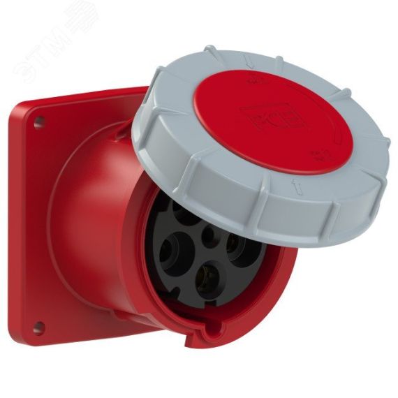 Розетка встраиваемая 125А/400V/3P+N+E/IP67 PCE 345-6