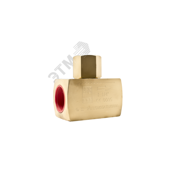 Обратный клапан V YC 179-01-32 DN 32 PN 200 Тмакс.град 200 резьба латунь/нерж ADL DS05A37472