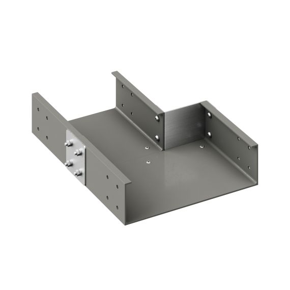 Переходник левосторонний  500/400 H=80, стеклопластик