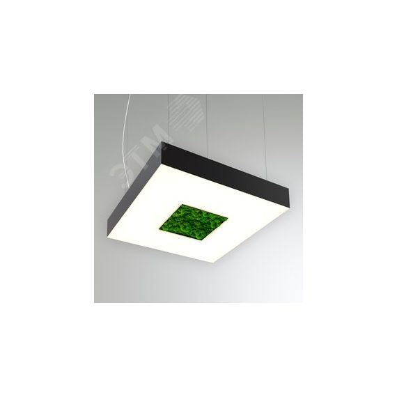 Светильник светодиодный RVE-LBX-MOSS-CUBO-650-P (квадрат с отв со мхом 650x650x100мм 55Вт 4000К белый ) RVElektro RVE00000615