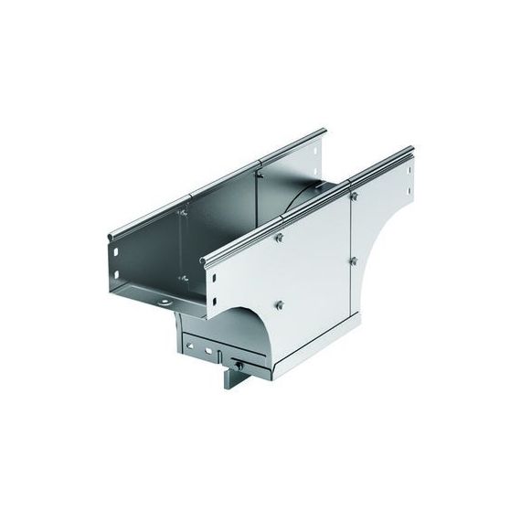 Ответвитель TDS T-образный вертикальный ун. осн.150 H100 в комплекте с крепежными элементами и соединительными пластинами, необходимыми для монтажа, горячеоцинкованный