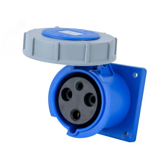 Розетка для скрытой проводки 2Р+РЕ 125А 220В IP67 РЩ-103 SE (Dekraft) 26269DEK