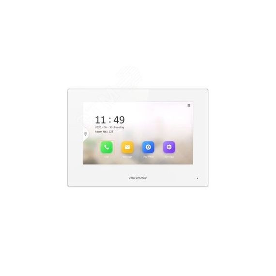 Видеодомофон IP сенсорный цветной Hikvision DS-KH6320-LE1/White(B)