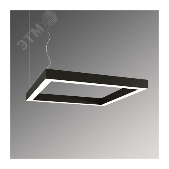 Светильник светодиодный RVE-LBX-HOLE-BOX-400-P (Квадрат с отв. 400х400х100мм S80мм 32Вт Подвесной 4000К Белый) RVElektro RVE00000317