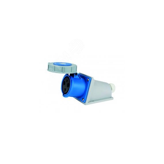 Розетка стационарная 2Р+РЕ 125А 220В IP67 РС-103 SE (Dekraft) 26199DEK
