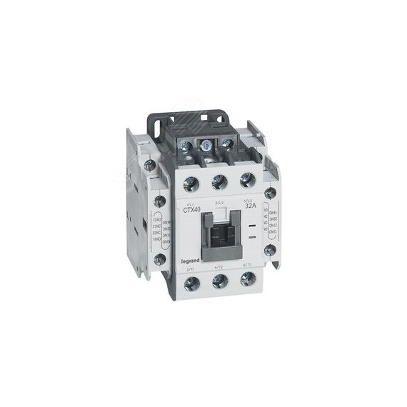 Контактор CTX3 40 3P 32A (AC-3) 2но2нз ~24В LEGRAND 416120