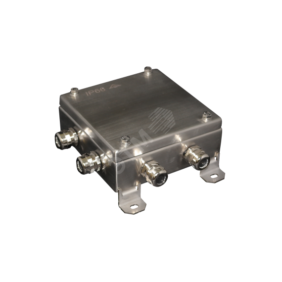 Коробка монтажная огнестойкая КМ-О (16к)-IP66-1515, корпус из нержавеющей стали, количество вводов 8 Гефест-СПб КМ-О (16к)-IP66-1515 нерж