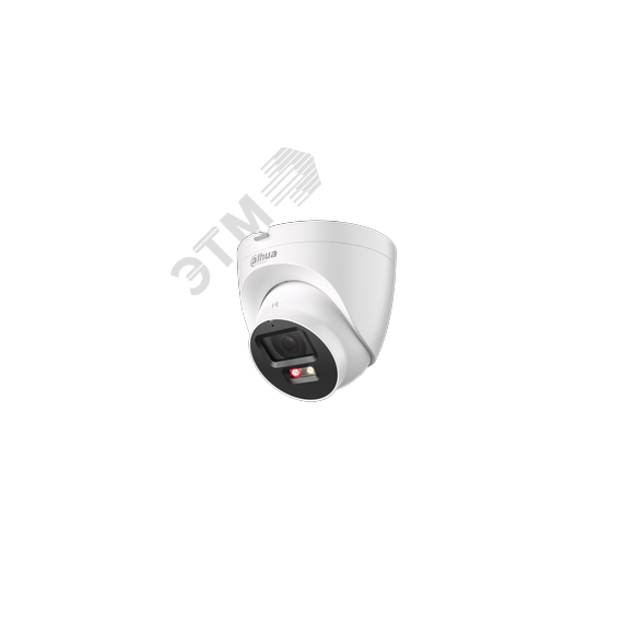 Видеокамера IP 2Мп купольная ИК/LED-30м PoE ИИ (3.6мм) Dahua DH-IPC-HDW2249TP-S-PV-0360B