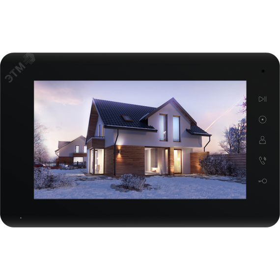 Монитор цветного видеодомофона Tantos Mia HD (black) VZ