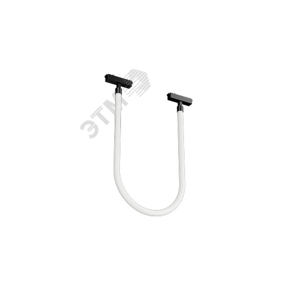 Светильник светодиодный трековый подвесной Flex Tube Opal L1000 для магнитной системы Galakti 244x26x565 мм 16 Вт 4000 K 360 град CRI>90 черный Вартон V1-R1-97012-93000-2001640