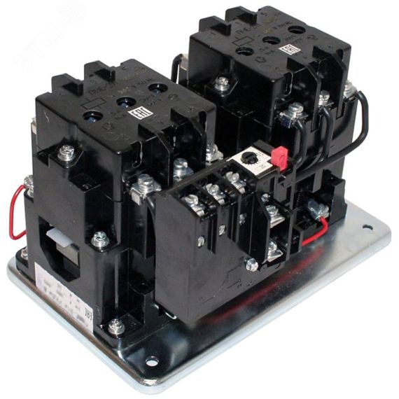 ПМЕ-214 УХЛ4 В, 380В/50Гц, 2з+2р, 25А, реверсивный, с реле РТТ-141 21,3-25,0А, IP00, пускатель электромагнитный  (ЭТ) Электротехник ET000126